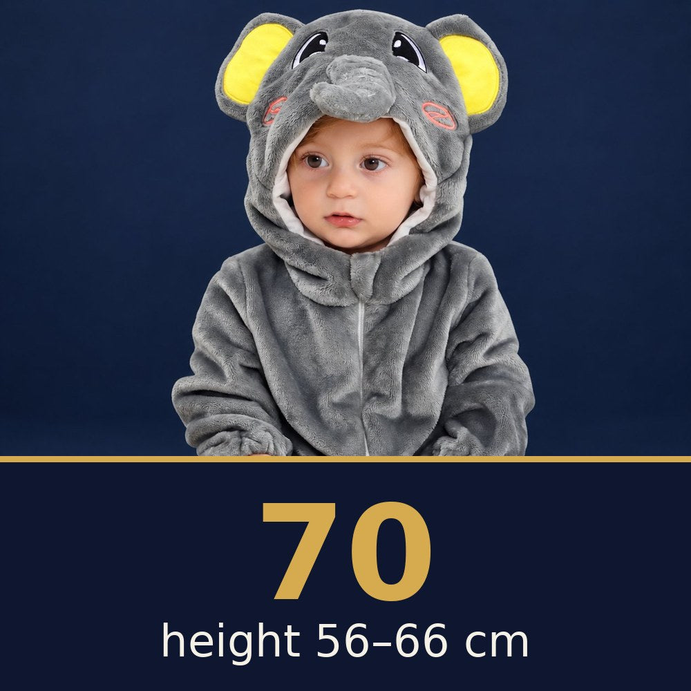Solis Critter Onesie Elephant — size 70 · height 56–66 cm
