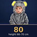 Solis Critter Onesie Elephant — size 80 · height 66–70 cm