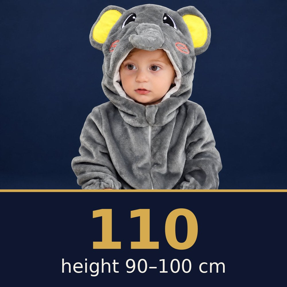 Solis Critter Onesie Elephant — size 110 · height 90–100 cm