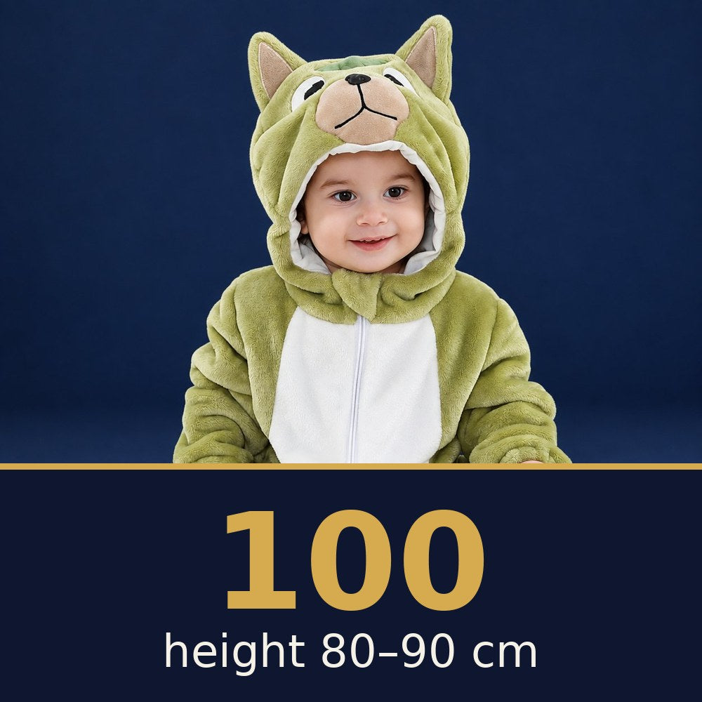 Solis Critter Onesie Green Foal — size 100 · height 80–90 cm