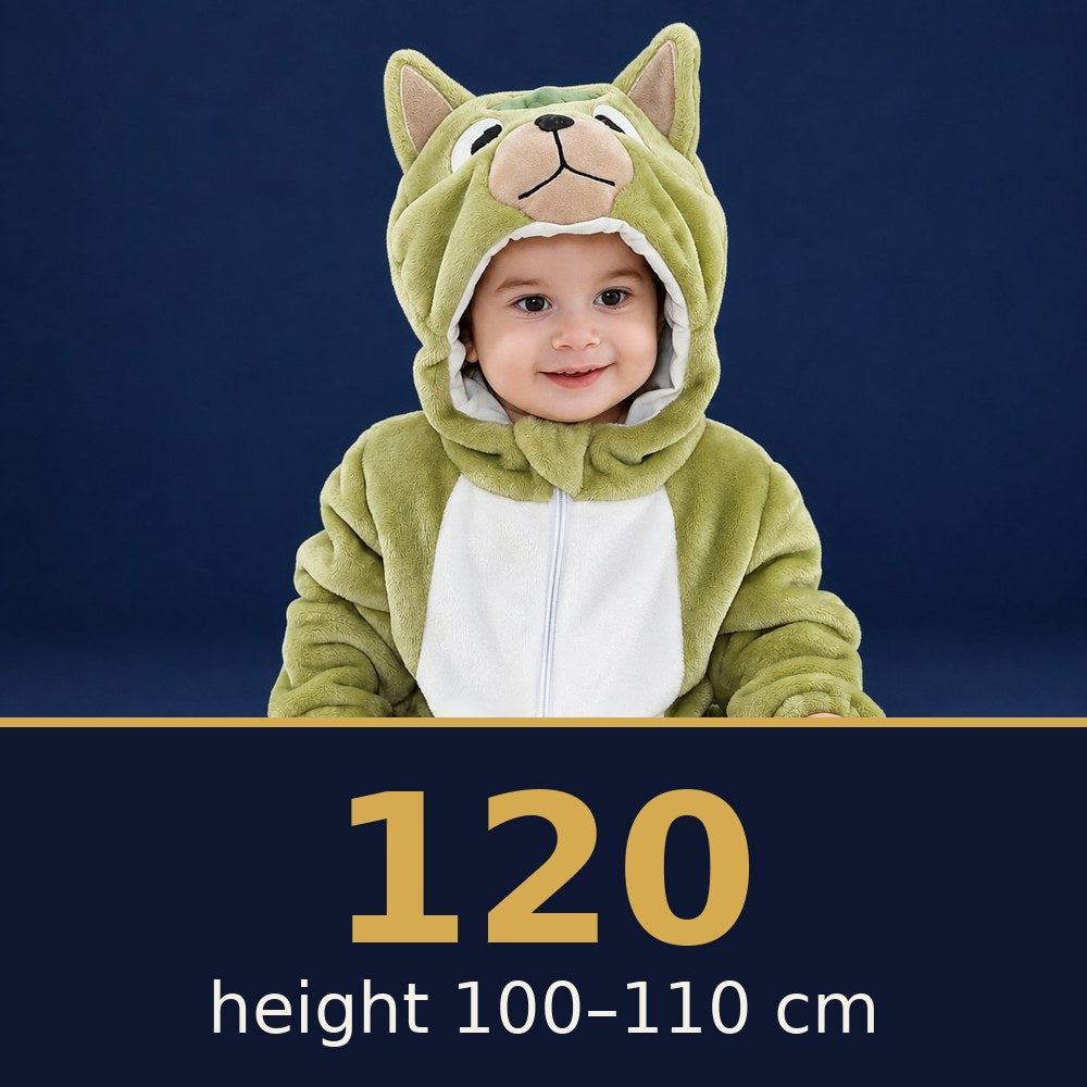 Solis Critter Onesie Green Foal — size 120 · height 100–110 cm