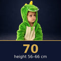 Solis Critter Onesie Green T Rex — size 70 · height 56–66 cm