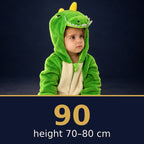 Solis Critter Onesie Green T Rex — size 90 · height 70–80 cm