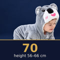 Solis Critter Onesie Grey Koala — size 70 · height 56–66 cm