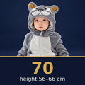 Solis Critter Onesie Grey Mastiff — size 70 · height 56–66 cm