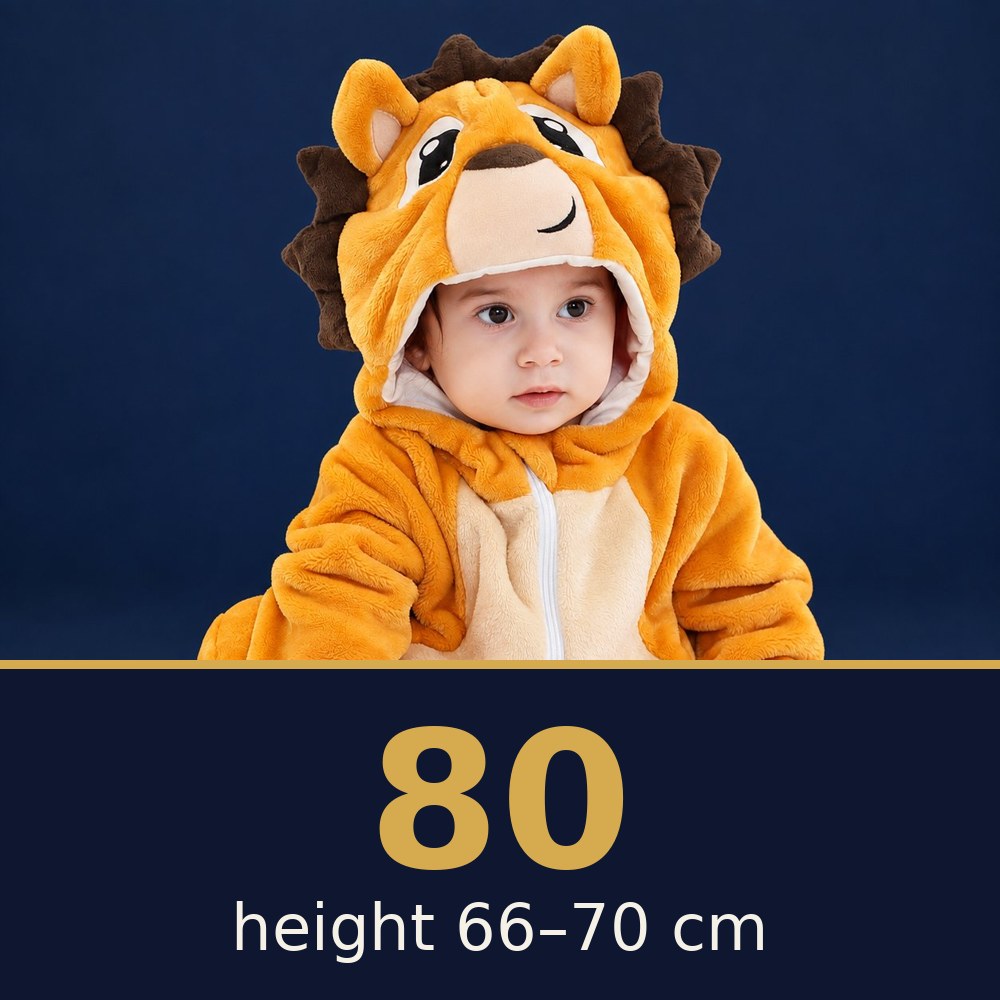Solis Critter Onesie Hedgehog — size 80 · height 66–70 cm