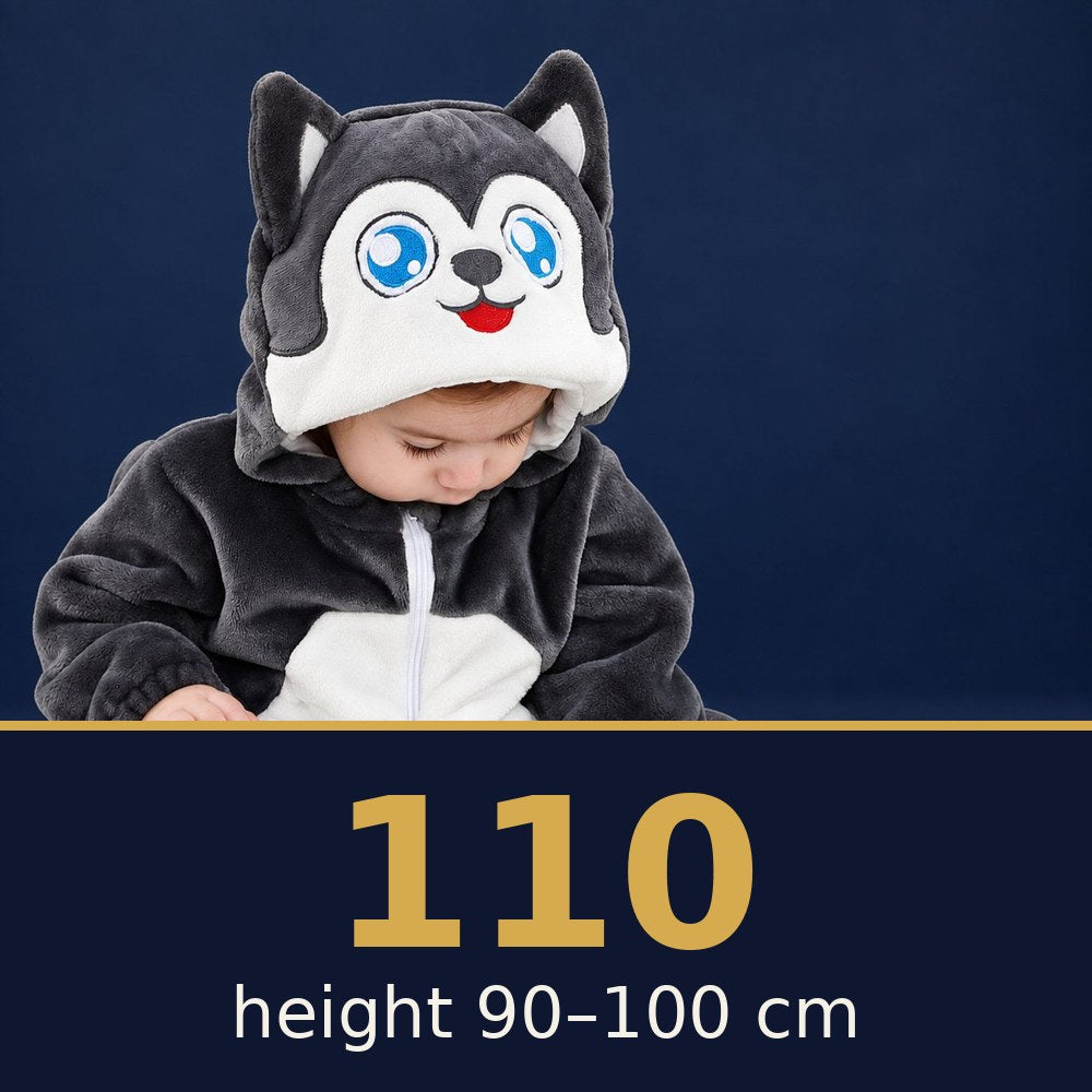 Solis Critter Onesie Husky — size 110 · height 90–100 cm