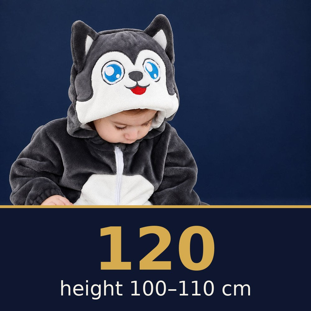 Solis Critter Onesie Husky — size 120 · height 100–110 cm