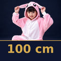 Solis Critter Onesie Kids 3D Pink Bunny — size 100 cm
