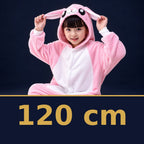 Solis Critter Onesie Kids 3D Pink Bunny — size 120 cm