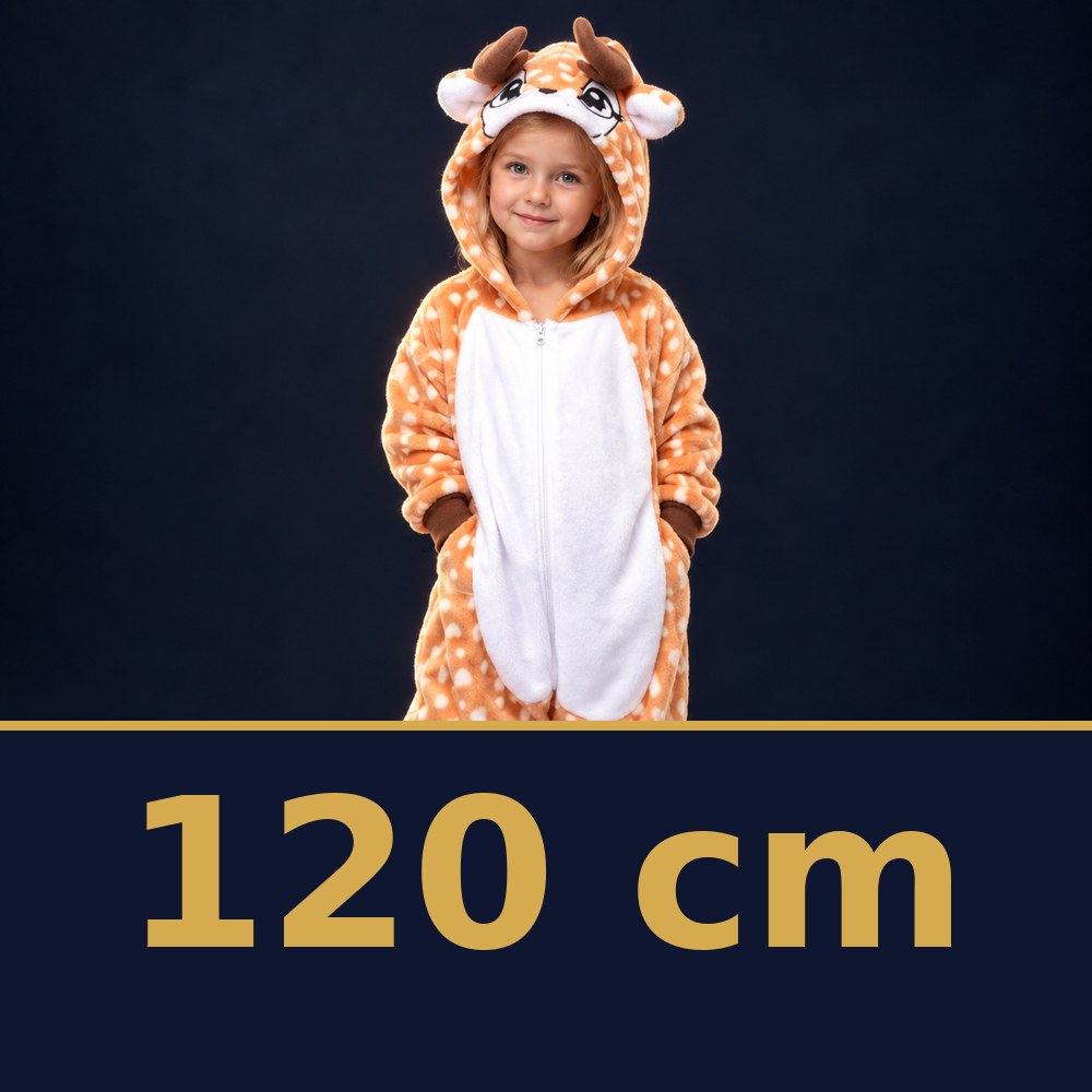 Solis Critter Onesie Kids Deer — size 120 cm