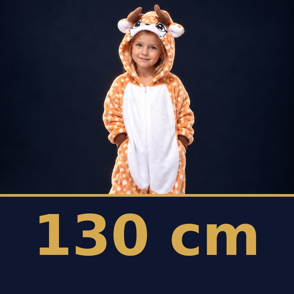 Solis Critter Onesie Kids Deer — size 130 cm