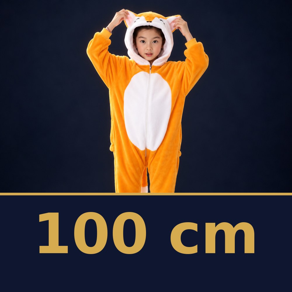 Solis Critter Onesie Kids Fox — size 100 cm