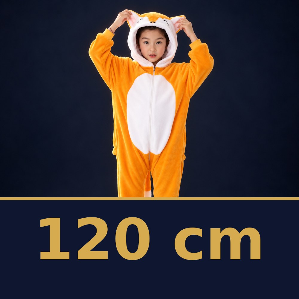 Solis Critter Onesie Kids Fox — size 120 cm