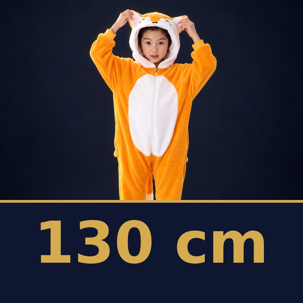 Solis Critter Onesie Kids Fox — size 130 cm