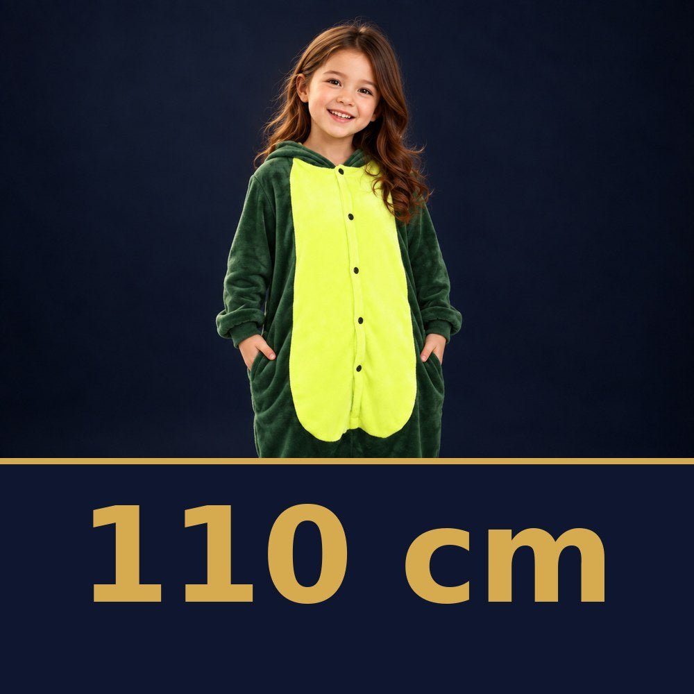 Solis Critter Onesie Kids Green Dino — size 110 cm
