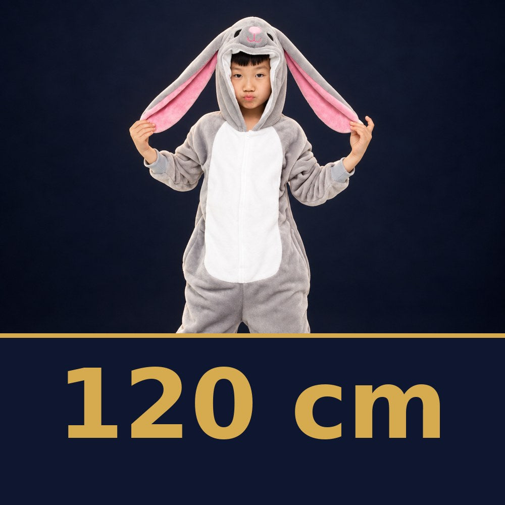 Solis Critter Onesie Kids Grey Hare — size 120 cm