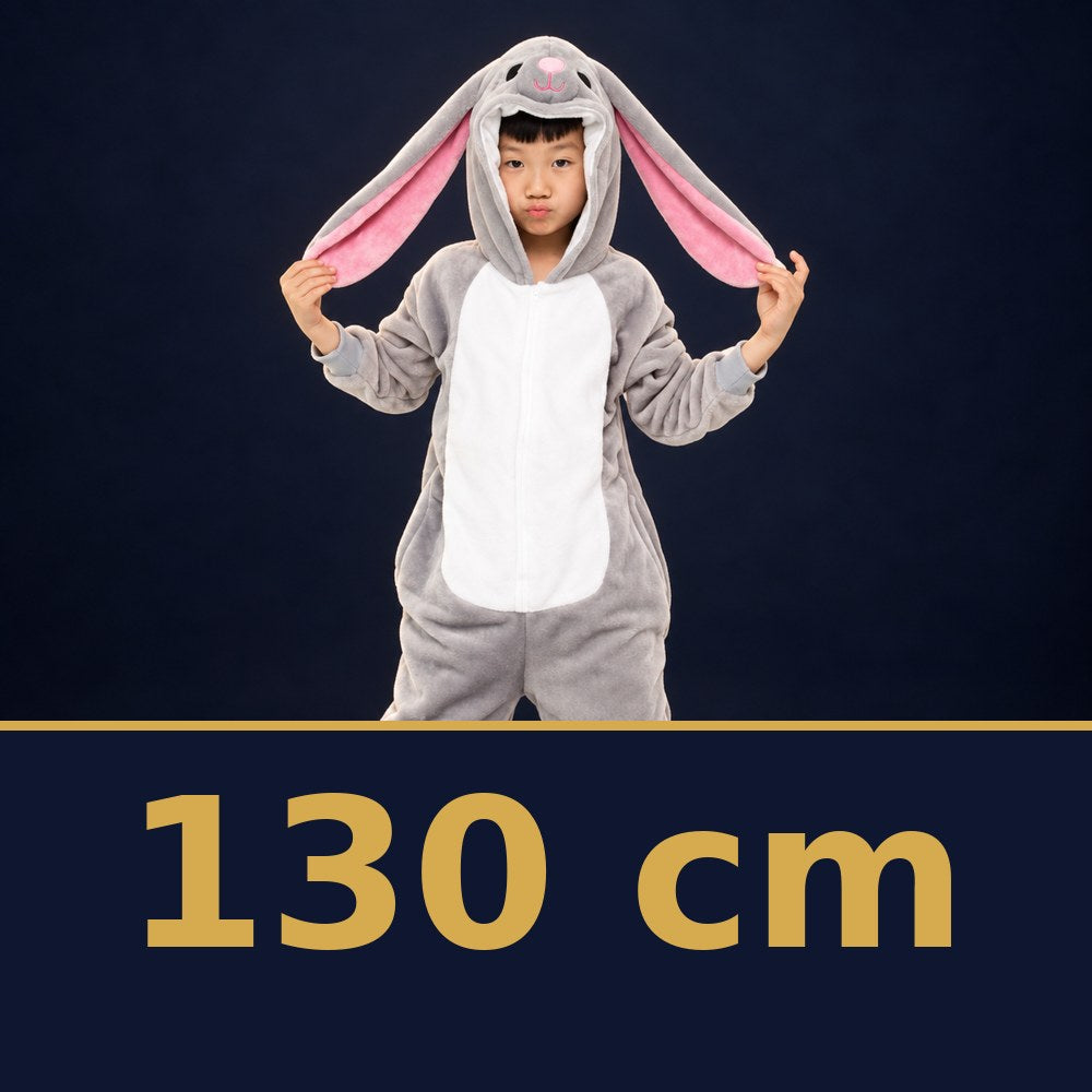 Solis Critter Onesie Kids Grey Hare — size 130 cm