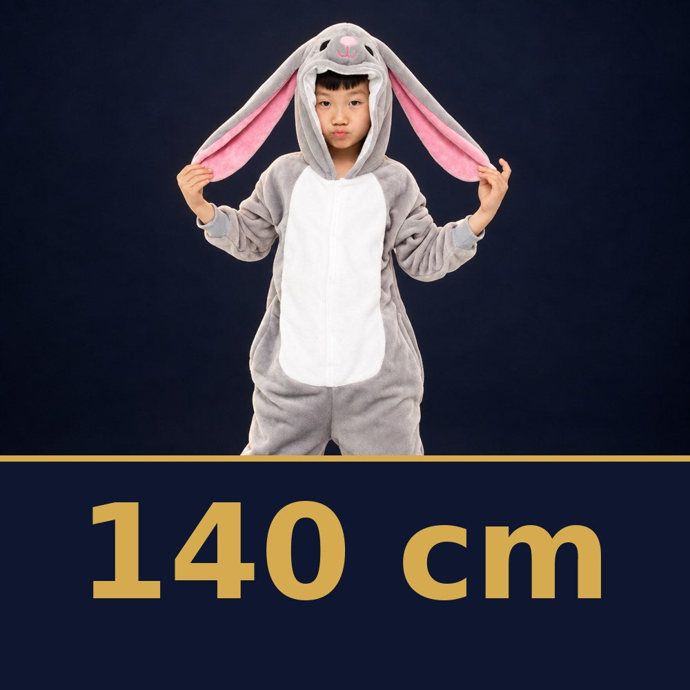 Solis Critter Onesie Kids Grey Hare — size 140 cm