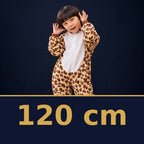 Solis Critter Onesie Kids Leopard Bear — size 120 cm