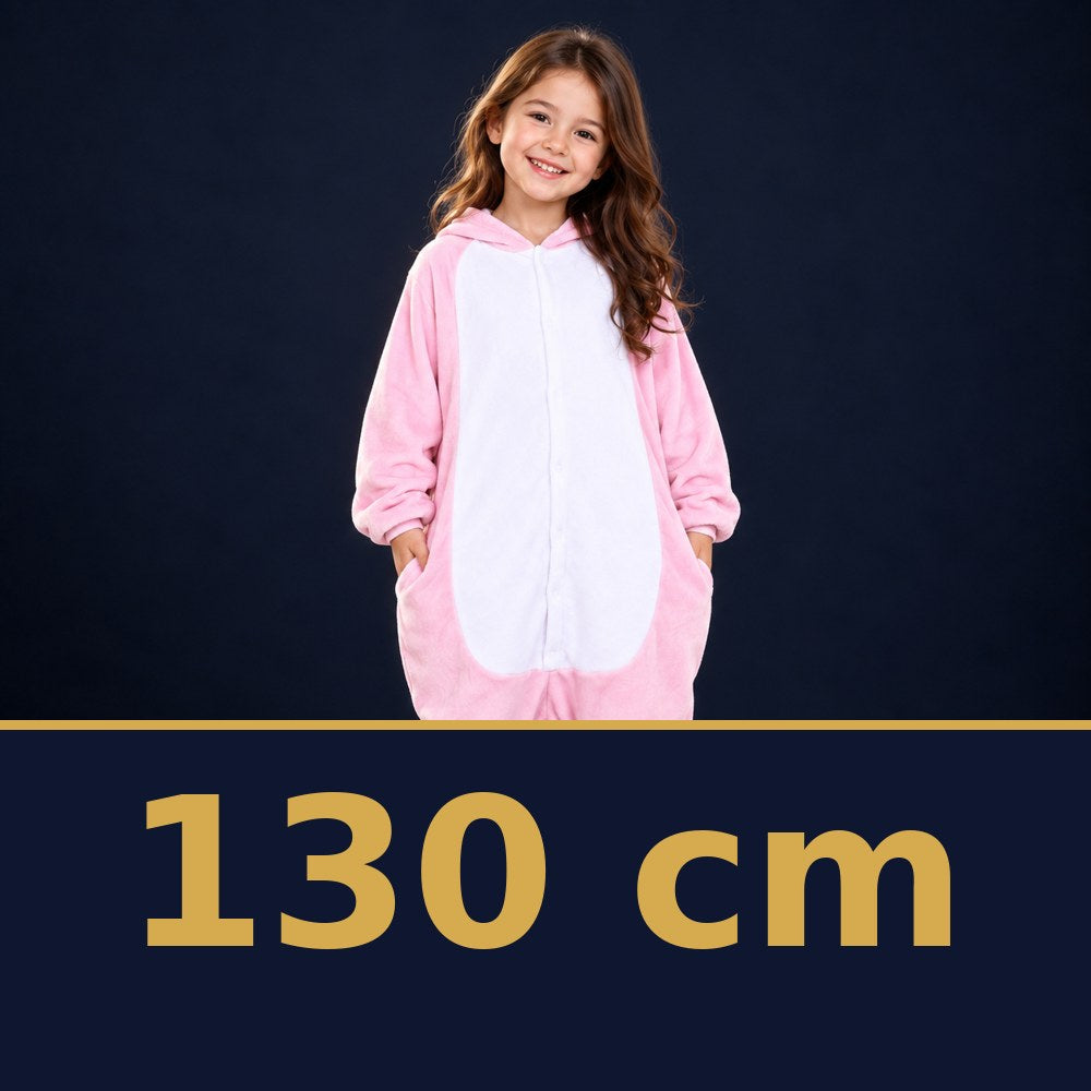 Solis Critter Onesie Kids Pink Dino — size 130 cm