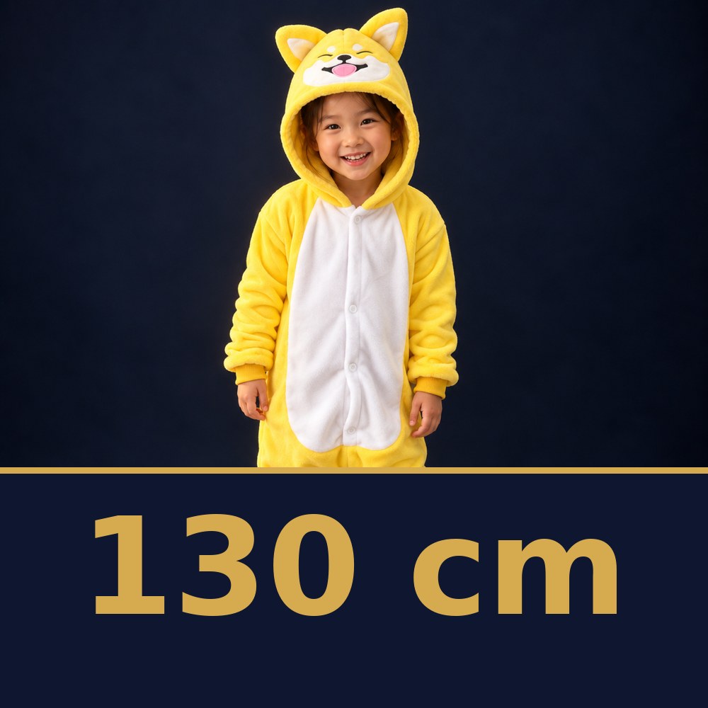 Solis Critter Onesie Kids Shiba — size 130 cm