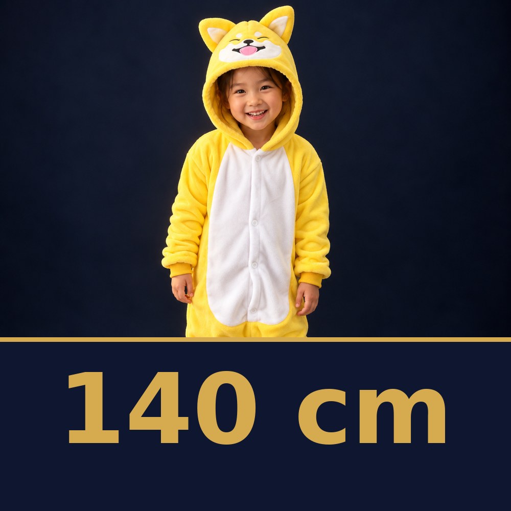 Solis Critter Onesie Kids Shiba — size 140 cm