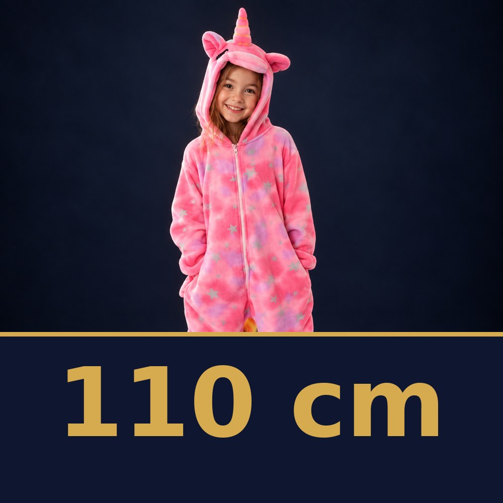Solis Critter Onesie Kids Sleepy Unicorn — size 110 cm