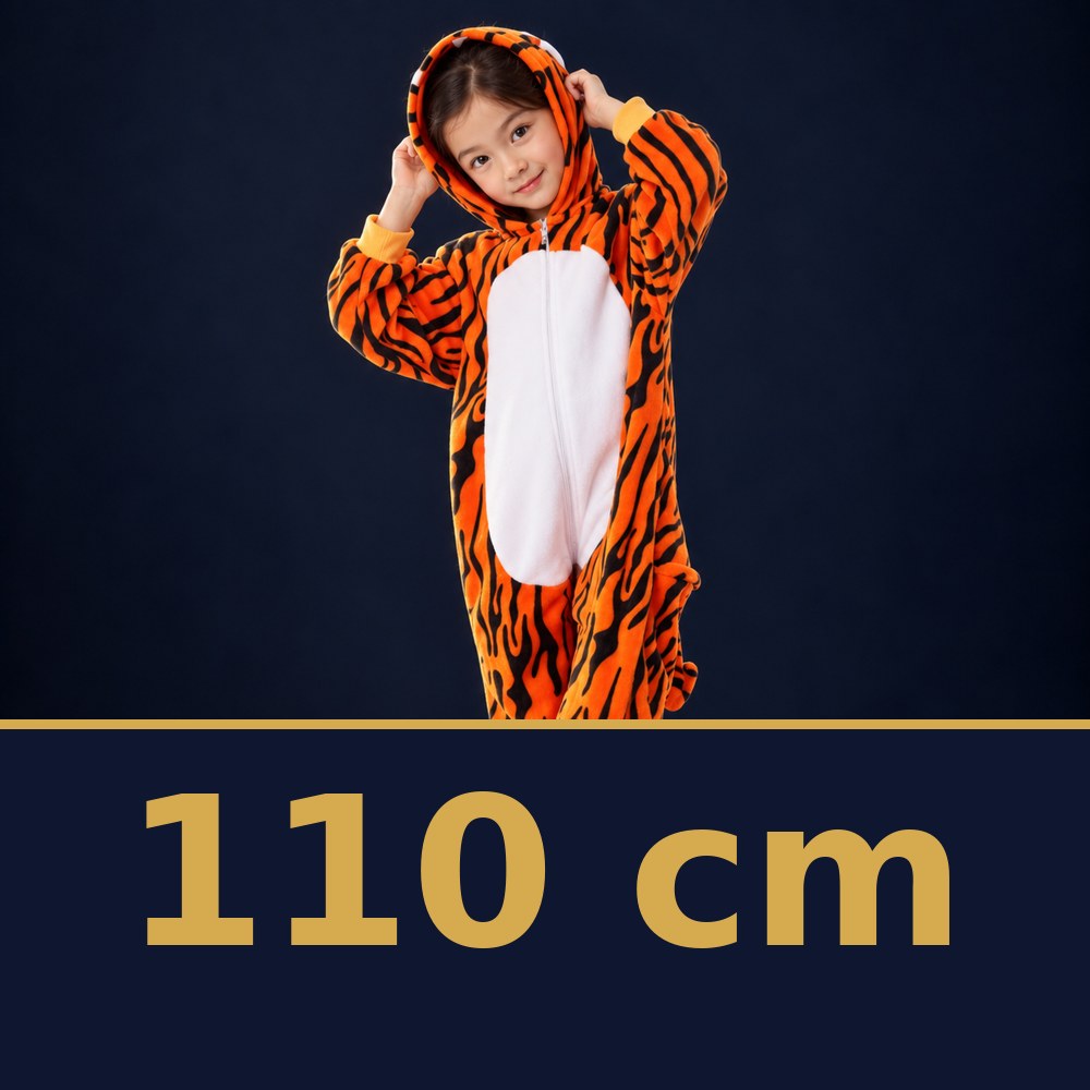 Solis Critter Onesie Kids Tiger — size 110 cm
