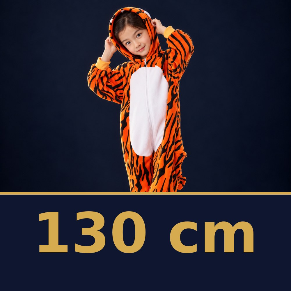 Solis Critter Onesie Kids Tiger — size 130 cm