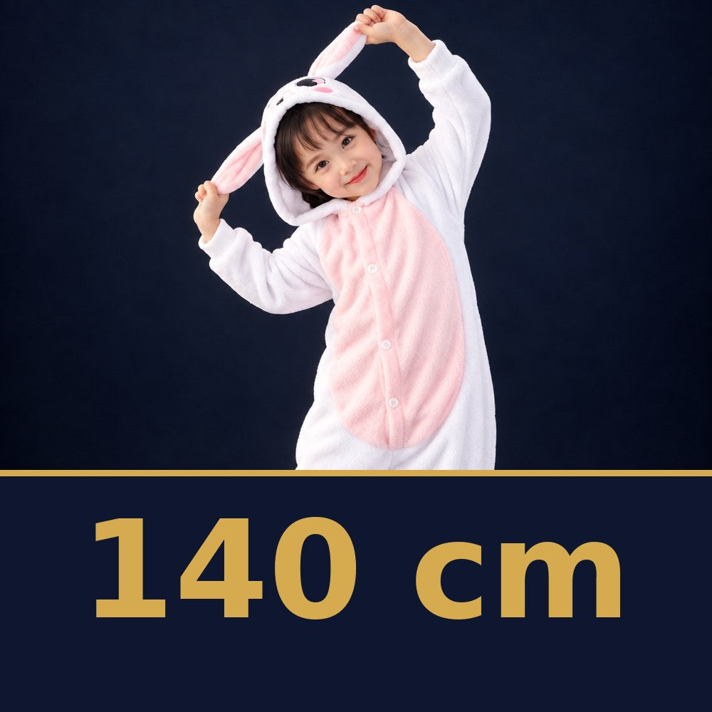 Solis Critter Onesie Kids White Bunny — size 140 cm