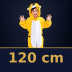 Solis Critter Onesie Kids Yellow Tiger — size 120 cm
