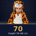 Solis Critter Onesie Leopard — size 70 · height 56–66 cm