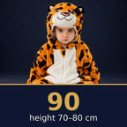 Solis Critter Onesie Leopard — size 90 · height 70–80 cm