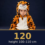 Solis Critter Onesie Leopard — size 120 · height 100–110 cm