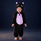 solis critter onesie little monster — Little Monster worn by a child on a dark navy studio background