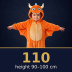 Solis Critter Onesie Orange Dragon — size 110 · height 90–100 cm