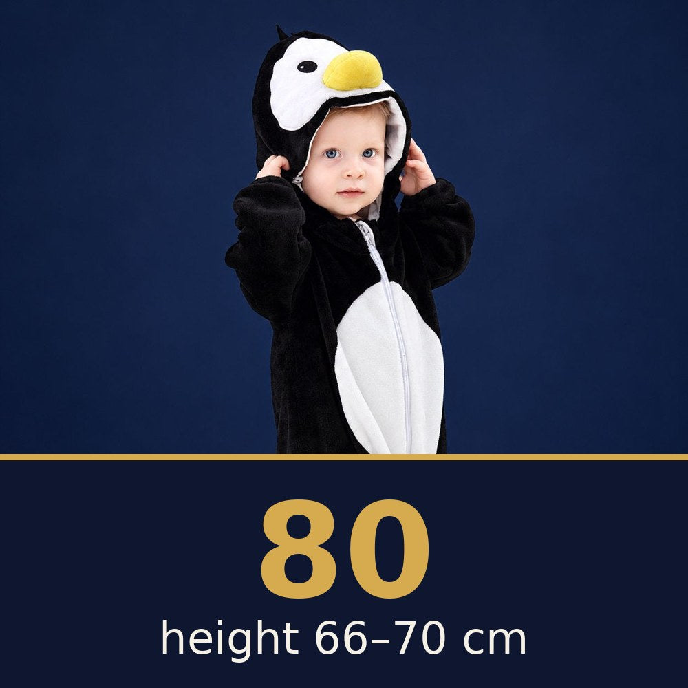 Solis Critter Onesie Penguin — size 80 · height 66–70 cm