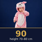 Solis Critter Onesie Pink Kangaroo — size 90 · height 70–80 cm