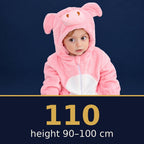 Solis Critter Onesie Pink Pig — size 110 · height 90–100 cm