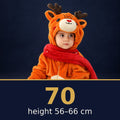 Solis Critter Onesie Reindeer — size 70 · height 56–66 cm