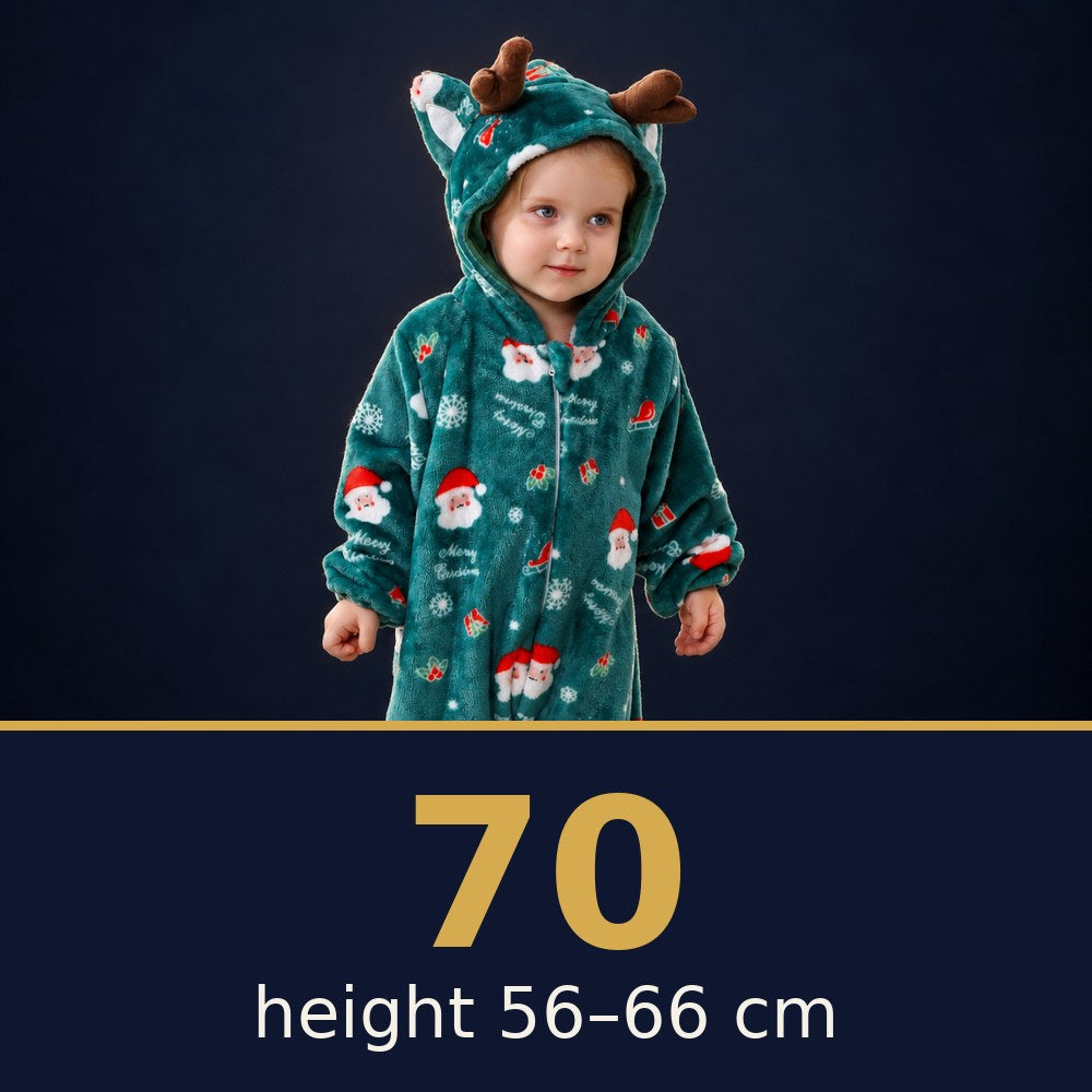 Solis Critter Onesie Santa — size 70 · height 56–66 cm