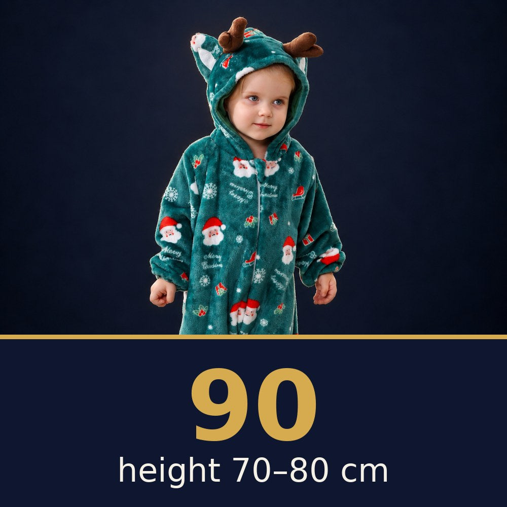 Solis Critter Onesie Santa — size 90 · height 70–80 cm