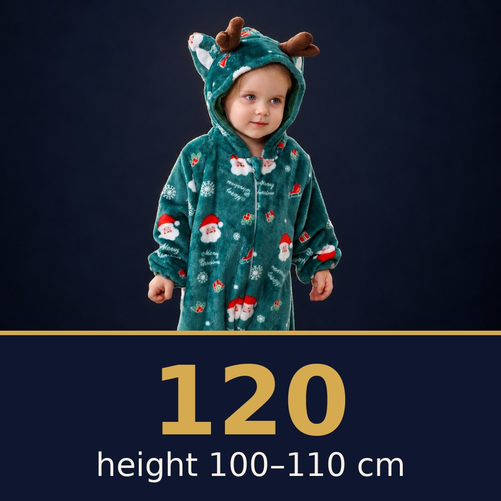 Solis Critter Onesie Santa — size 120 · height 100–110 cm