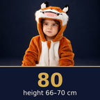 Solis Critter Onesie Smiling Tiger — size 80 · height 66–70 cm