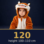 Solis Critter Onesie Smiling Tiger — size 120 · height 100–110 cm