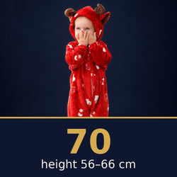 Solis Critter Onesie Snowman — size 70 · height 56–66 cm