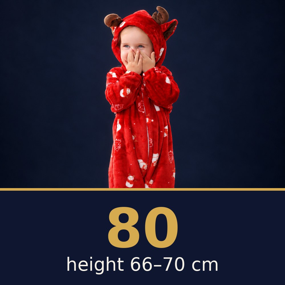 Solis Critter Onesie Snowman — size 80 · height 66–70 cm