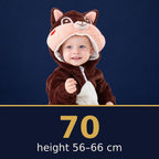 Solis Critter Onesie Squirrel — size 70 · height 56–66 cm