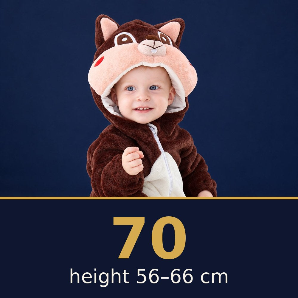 Solis Critter Onesie Squirrel — size 70 · height 56–66 cm
